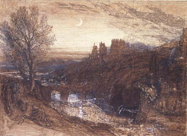 Samuel Palmer A Towered City or The Haunted Stream china oil painting image